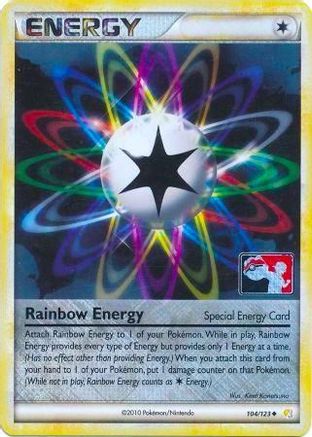 Rainbow Energy (League Promo) 104/123 - League & Championship Cards Reverse Holofoil