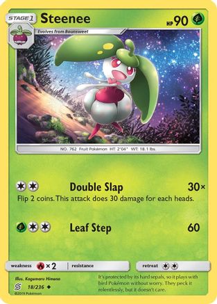 Steenee 018/236 - SM  Unified Minds Reverse Holofoil