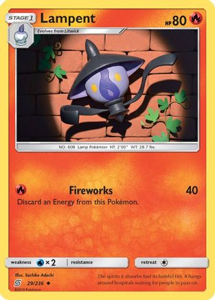 Lampent 029/236 - SM  Unified Minds Reverse Holofoil