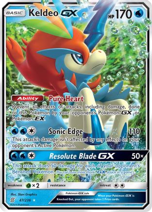 Keldeo GX 047/236 - SM  Unified Minds Holofoil
