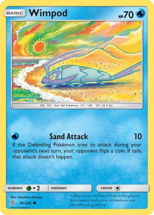 Wimpod 050/236 - SM  Unified Minds Reverse Holofoil