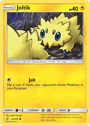 Joltik 061/236 - SM  Unified Minds Reverse Holofoil