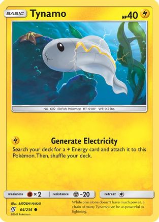 Tynamo 064/236 - SM  Unified Minds Reverse Holofoil