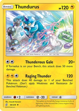 Thundurus 068/236 - SM  Unified Minds