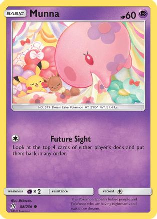 Munna 088/236 - SM  Unified Minds Reverse Holofoil