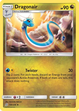 Dragonair 149/236 - SM  Unified Minds Reverse Holofoil
