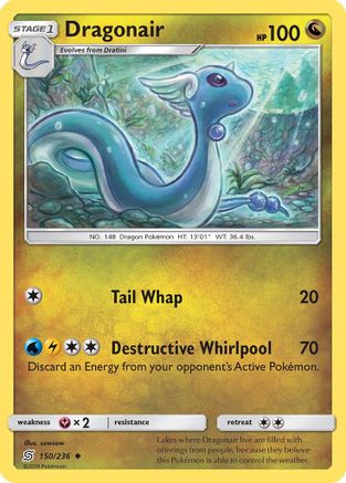 Dragonair 150/236 - SM  Unified Minds Reverse Holofoil