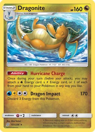 Dragonite 151/236 - SM  Unified Minds