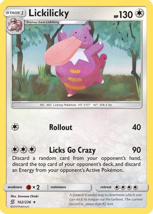 Lickilicky 162/236 - SM  Unified Minds Reverse Holofoil