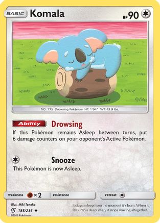 Komala 185/236 - SM  Unified Minds Reverse Holofoil