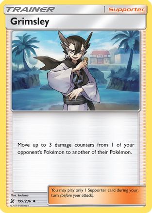 Grimsley 199/236 - SM  Unified Minds Reverse Holofoil