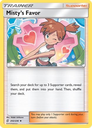 Misty's Favor 202/236 - SM  Unified Minds