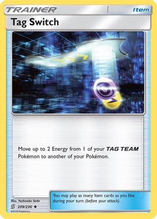 Tag Switch 209/236 - SM  Unified Minds Reverse Holofoil