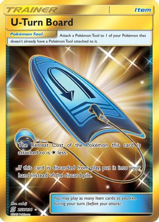 U-Turn Board (Secret) 255/236 - SM  Unified Minds Holofoil