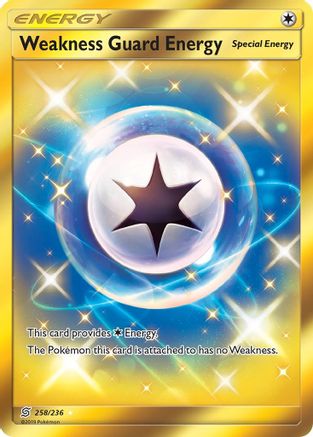 Weakness Guard Energy (Secret) 258/236 - SM  Unified Minds Holofoil