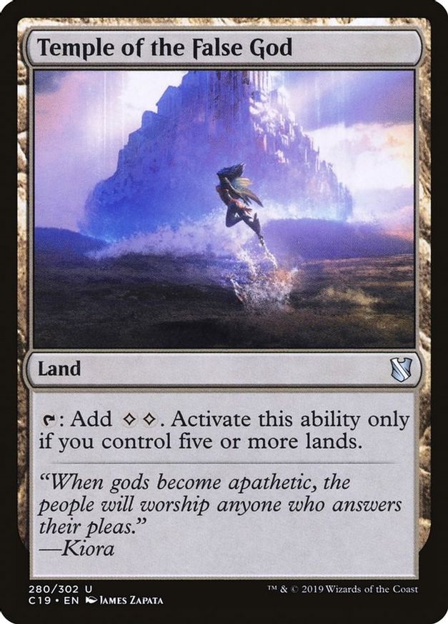 Temple of the False God | 280 | Commander 2019