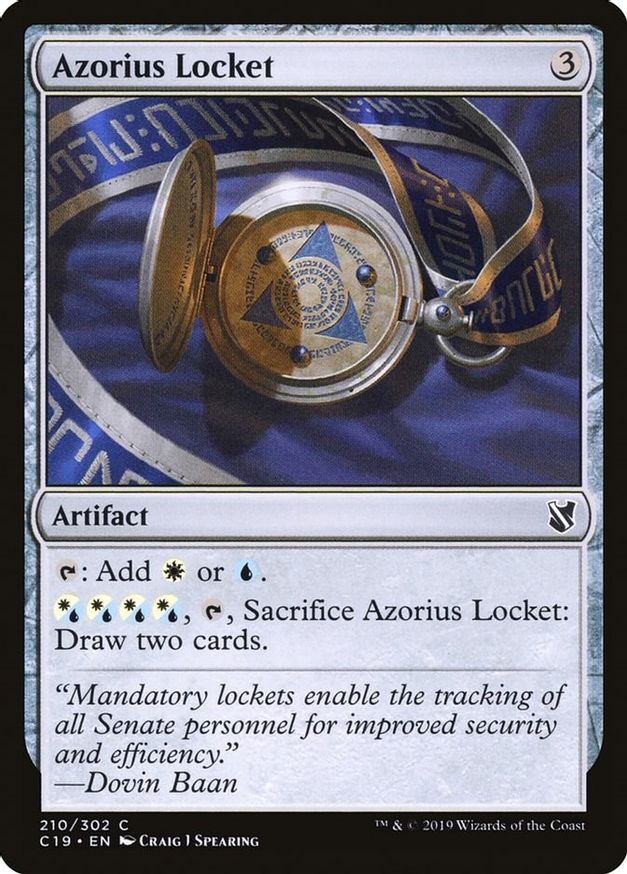 Azorius Locket | 210 | Commander 2019