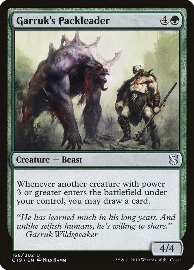Garruk's Packleader | 168 | Commander 2019