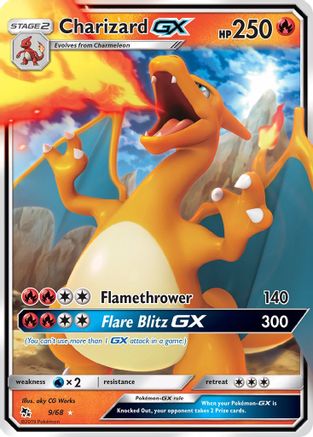 Charizard GX 009/68 - Hidden Fates Holofoil