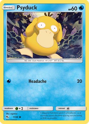 Psyduck 011/68 - Hidden Fates Reverse Holofoil