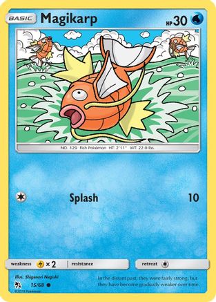 Magikarp 015/68 - Hidden Fates Reverse Holofoil