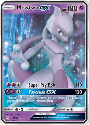 Mewtwo GX 031/68 - Hidden Fates Holofoil