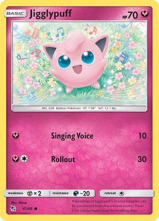 Jigglypuff 041/68 - Hidden Fates