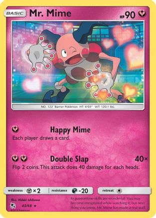 Mr. Mime 043/68 - Hidden Fates