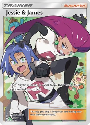 Jessie & James (Full Art) 068/68 - Hidden Fates Holofoil