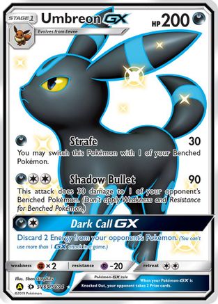 Umbreon GX SV69/SV94 - Hidden Fates Shiny Vault Holofoil
