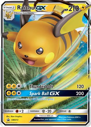 Raichu GX SM213/248 - SM Promos Holofoil