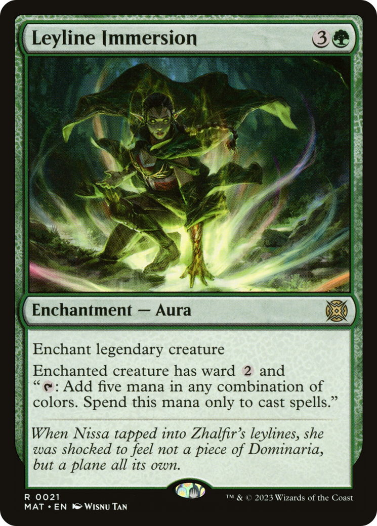 Leyline Immersion (MAT-021) - March of the Machine: The Aftermath Foil