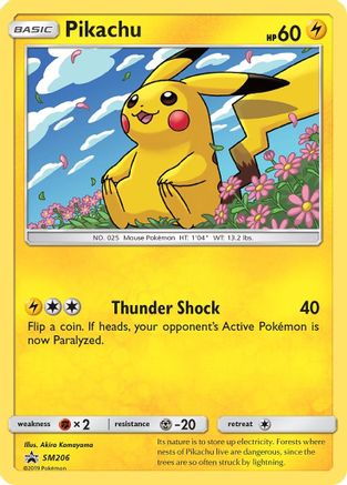 Pikachu SM206/248 - SM Promos Holofoil