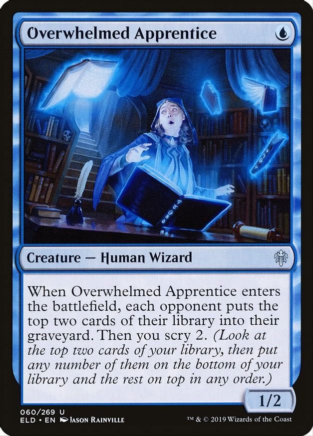 Overwhelmed Apprentice | 60 | Throne of Eldraine