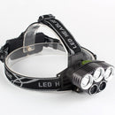 Fixed Focus Strong Light Long-range Outdoor Camping Lighting Head-mounted