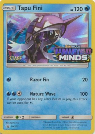 Tapu Fini SM203 - SM Promos - Holofoil