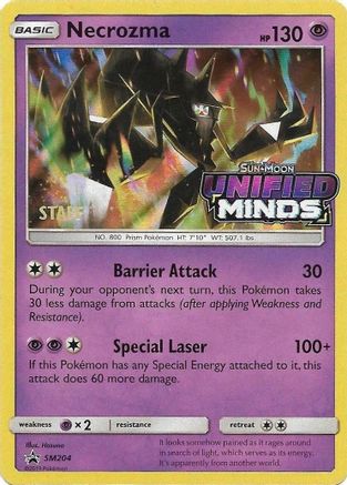 Necrozma (Prerelease) [Staff] SM204 - SM Promos Holofoil