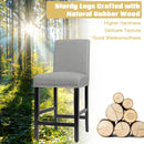25 Inch Kitchen Chairs w/ Rubber Wood Legs