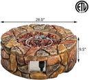 28 Inch Propane Gas Fire Pit
