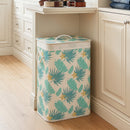 19 Gallon Bamboo Laundry Hamper with Removable Liner