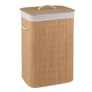 19 Gallon Bamboo Laundry Hamper with Removable Liner