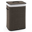 19 Gallon Bamboo Laundry Hamper with Removable Liner