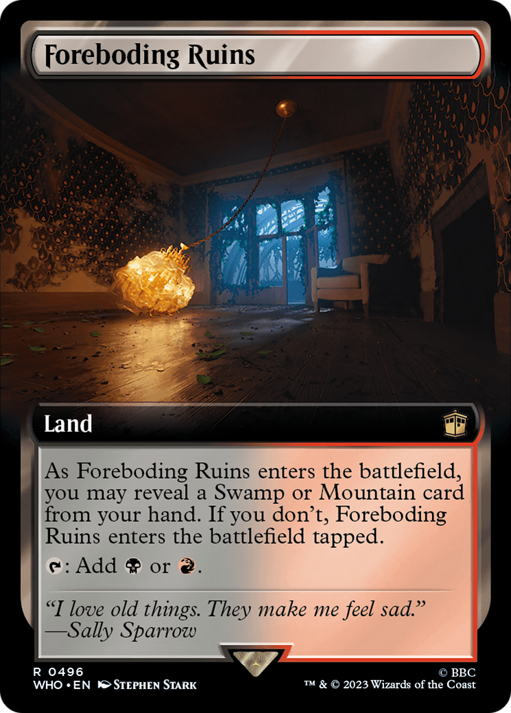 Foreboding Ruins (WHO-496) - Doctor Who: (Extended Art) Foil