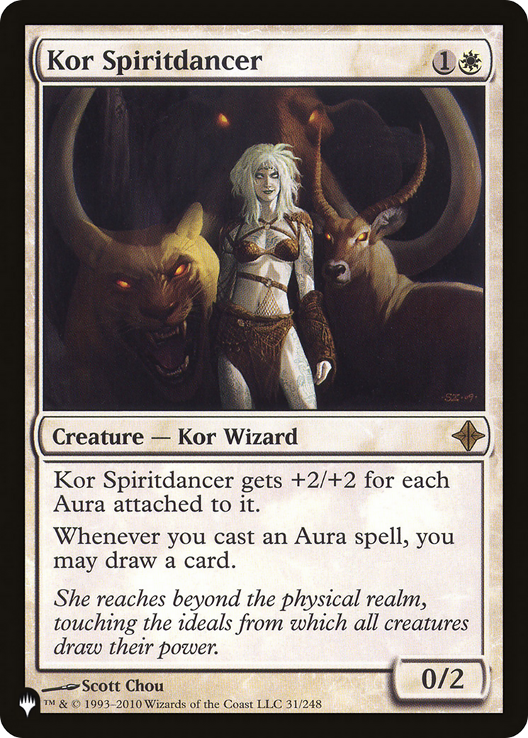 Kor Spiritdancer (LIST-ROE-31) - The List