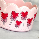 Heart Lollipop Scallop Tumbler Boot -fits 20-40oz