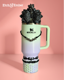 Royal Skull Deluxe Straw Topper