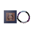 Purple Glass Bracelet, Glass Crystal Personality Fashion Decorative Clothing Accessories Hand Beaded Bracelet