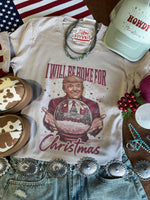 Snowglobe Home for Christmas Trump Tee