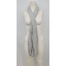 Echo Design Womens Through the Looking Glass Infinity Scarf, Grey