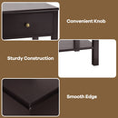 Nightstand End Table with Drawer and Shelf